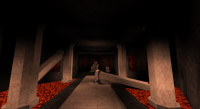 The Castle of The Two Dragon Kings || Quake 1 Custom Map Image