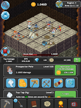 Tap Tap Dig: Idle Clicker Game screenshot