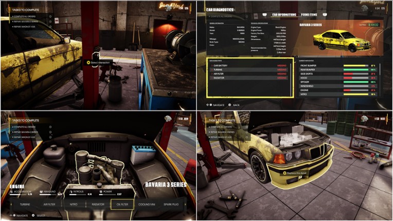 Junkyard Garage Simulator screenshot