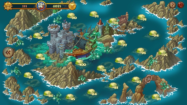 Match Three Pirates! Heir to Davy Jones screenshot