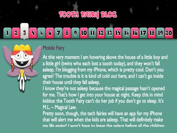 `Tooth Fairy Tracker screenshot