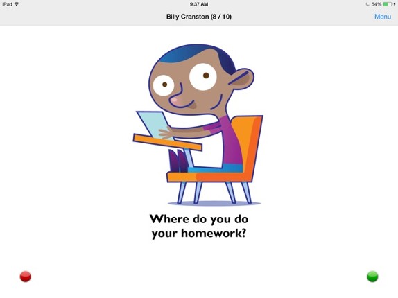 WH Questions at Home Fun Deck screenshot