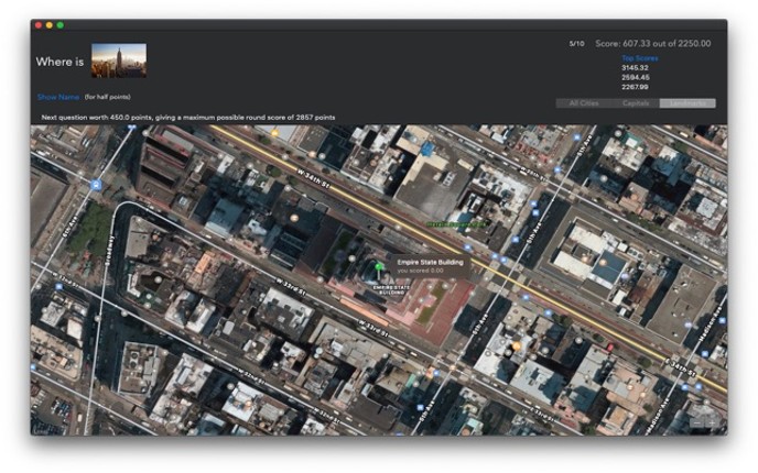 WhereInTheWorld screenshot