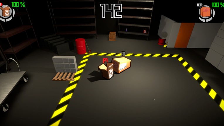 Wrestling Cardboard Championship screenshot