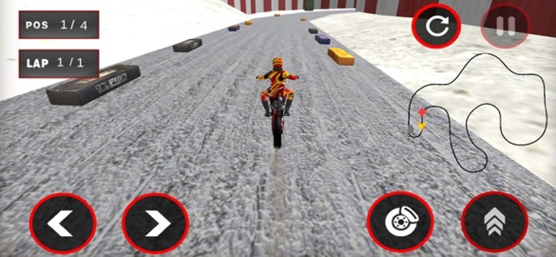 Dirt Bike Stunt Motocross Game screenshot