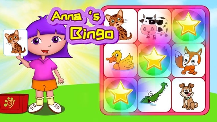 English flashcards bingo game screenshot