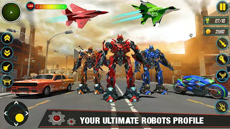 Multi Robot Car Transform Game screenshot