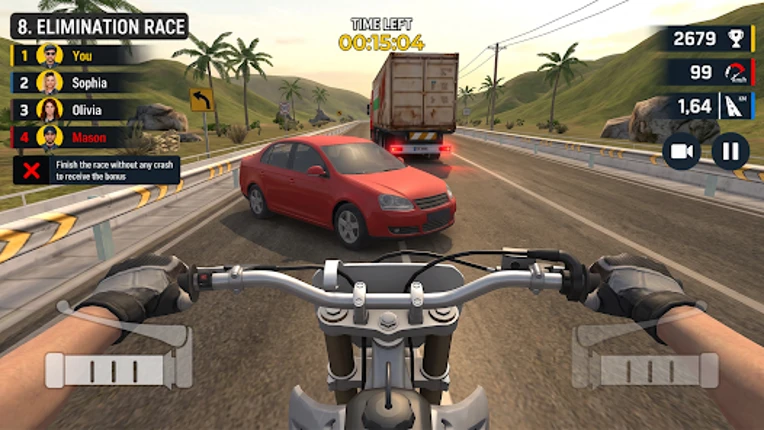 Ultimate Rider:Traffic Bike 3D screenshot