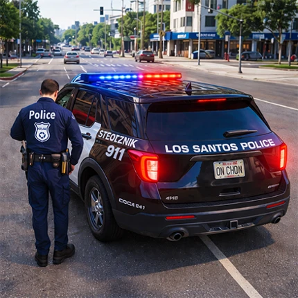 US Police Chase Simulator Game Image