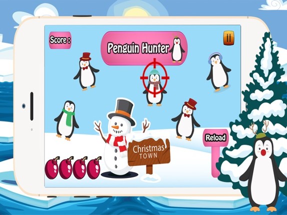 Go! Little Penguin Shooter Games Free Fun For Kids Image