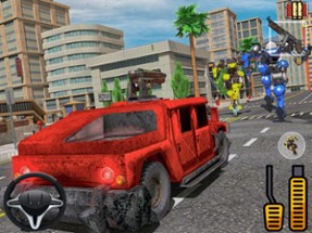 Hummer Car Robot Fighting Game Image