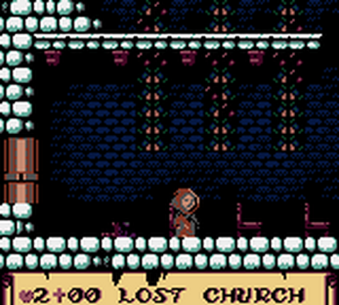 L'Abbaye des Morts Game Boy screenshot