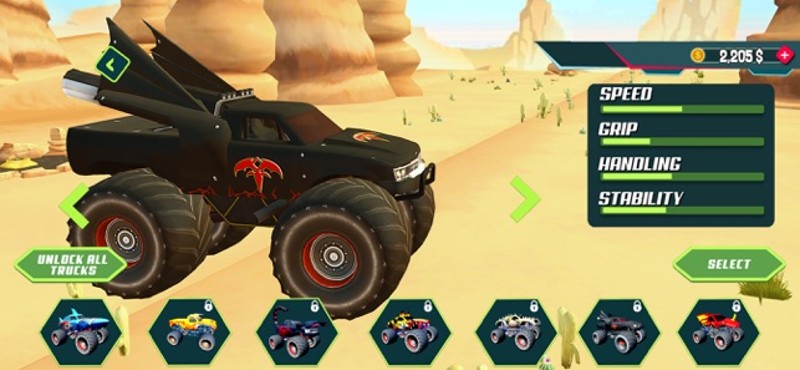 Xtreme Monster Truck Car Race screenshot