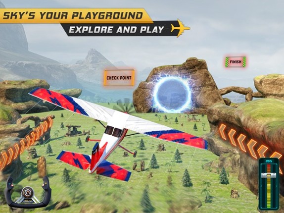 Airplane Pilot Flight: 3D Game screenshot