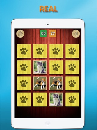 Animals matching game for kids with real sounds Image