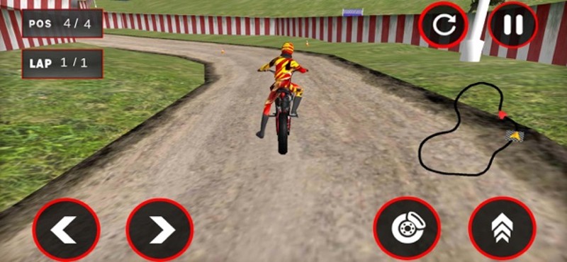 Dirt Bike Stunt Motocross Game screenshot
