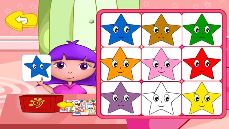 English flashcards bingo game screenshot