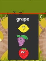 English Fruit Names Match Game Image