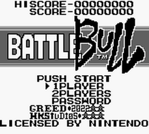 BATTLE BULL: Greed Edition (Game Boy Hack) screenshot