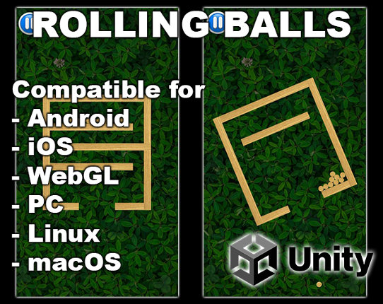 Rolling Balls - Unity Puzzle Game Source Code Game Cover