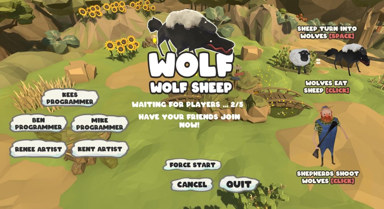Games like Wolf Wolf Sheep