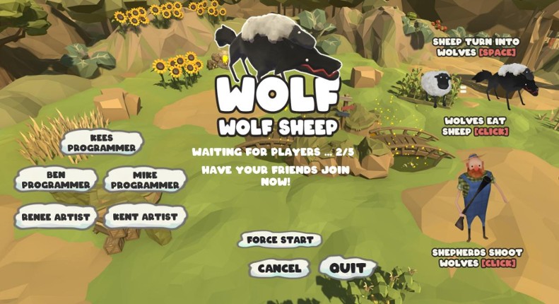 Wolf Wolf Sheep Game Cover