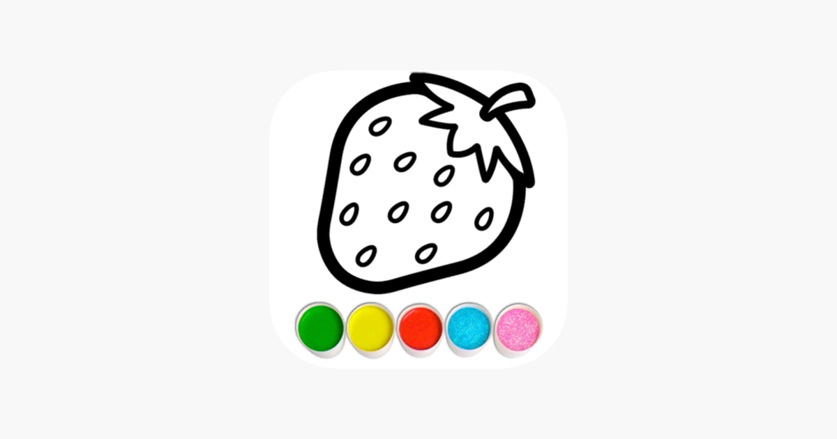 Games like Glitter fruits coloring