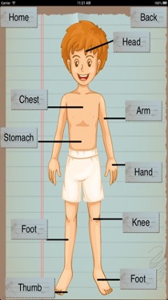 My Body english spanish hebrew screenshot