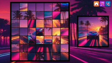 OG Puzzlers: Synthwave Cars Image