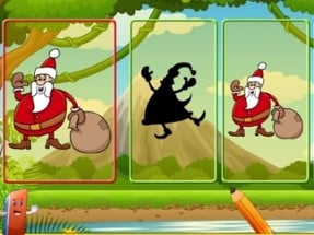 Santa Shadow Match Image