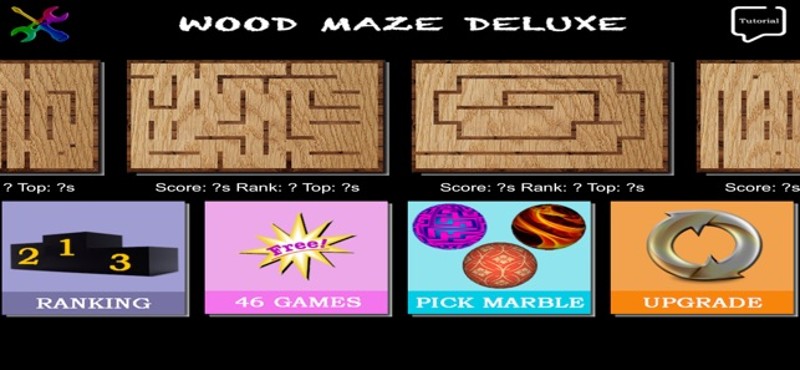 Wood Maze Deluxe screenshot