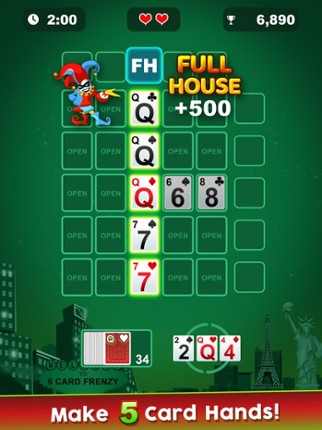 5 Card Frenzy: Solitaire Money screenshot