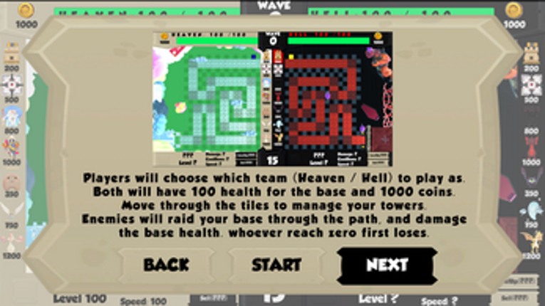 Celestial Siege: Angelic vs Demonic Défense screenshot