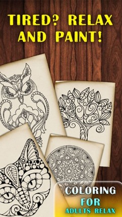 Coloring For Adults Relax Image