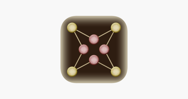Connection Lines. Color Disks Image