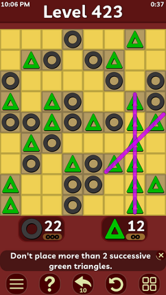 Disconnect puzzle game screenshot