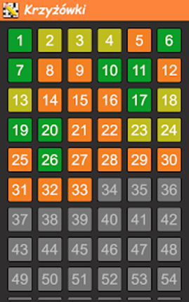 Krzyżówki po polsku screenshot