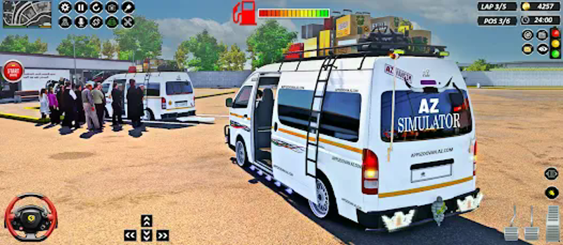 Van Taxi Games Offroad Driving screenshot