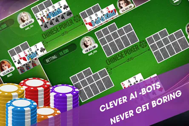 Chinese Poker screenshot