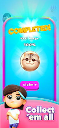 Mia's Slices: Art Puzzle Game screenshot