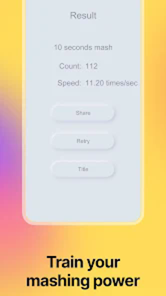 Tap Speed Test Game Image