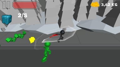 Stickman Killing Zombie Image