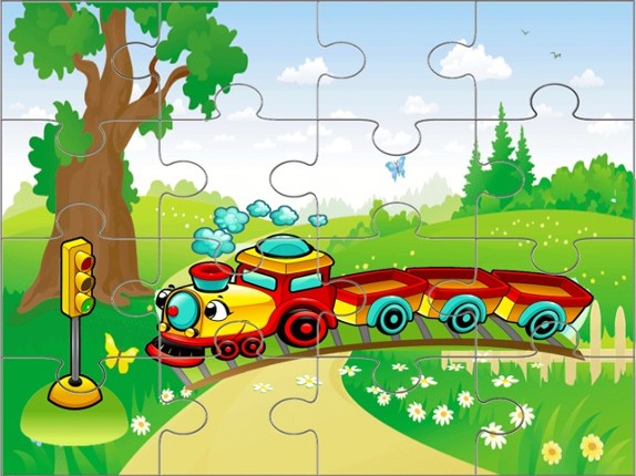Truck &amp; Train Vehicle Puzzle For Kids and Toddler Image