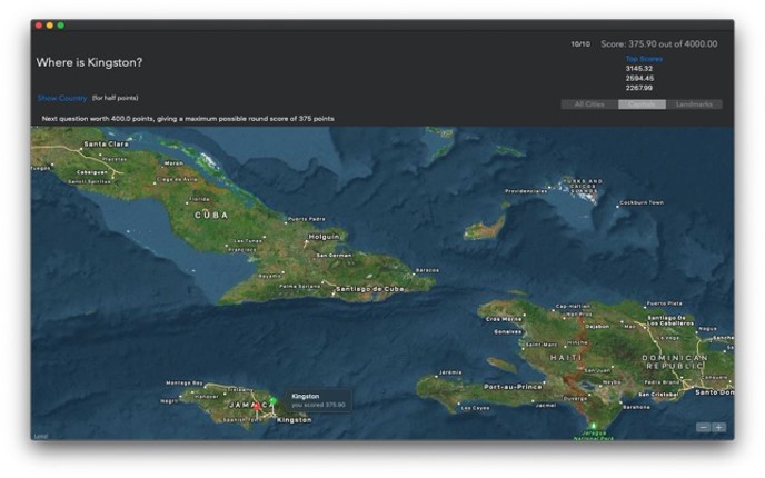 WhereInTheWorld screenshot