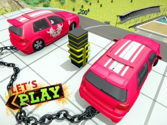 Chained Car Crash Beam Driving screenshot