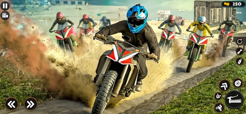 Dirt Bike Stunt Motocross Game screenshot
