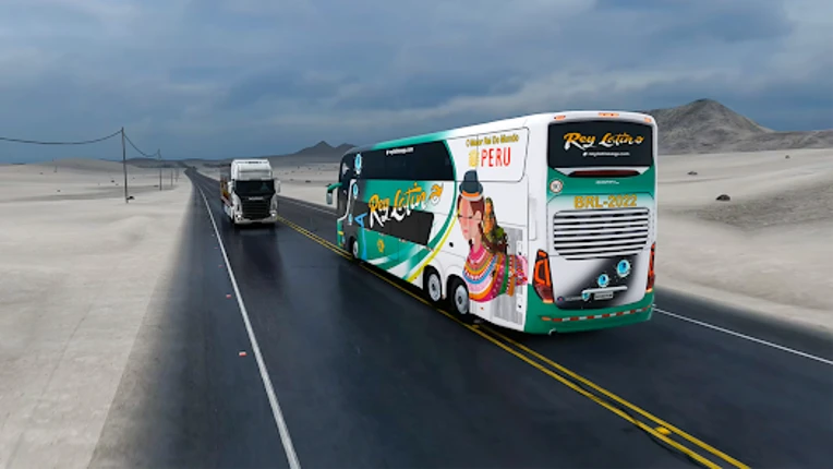 US Highway Bus drive 3D Game screenshot