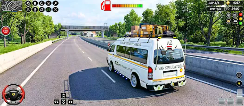 Van Taxi Games Offroad Driving screenshot