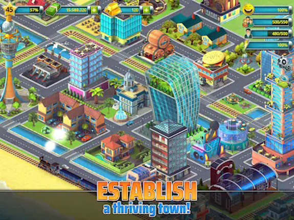 Town Building Games: Tropic Ci screenshot
