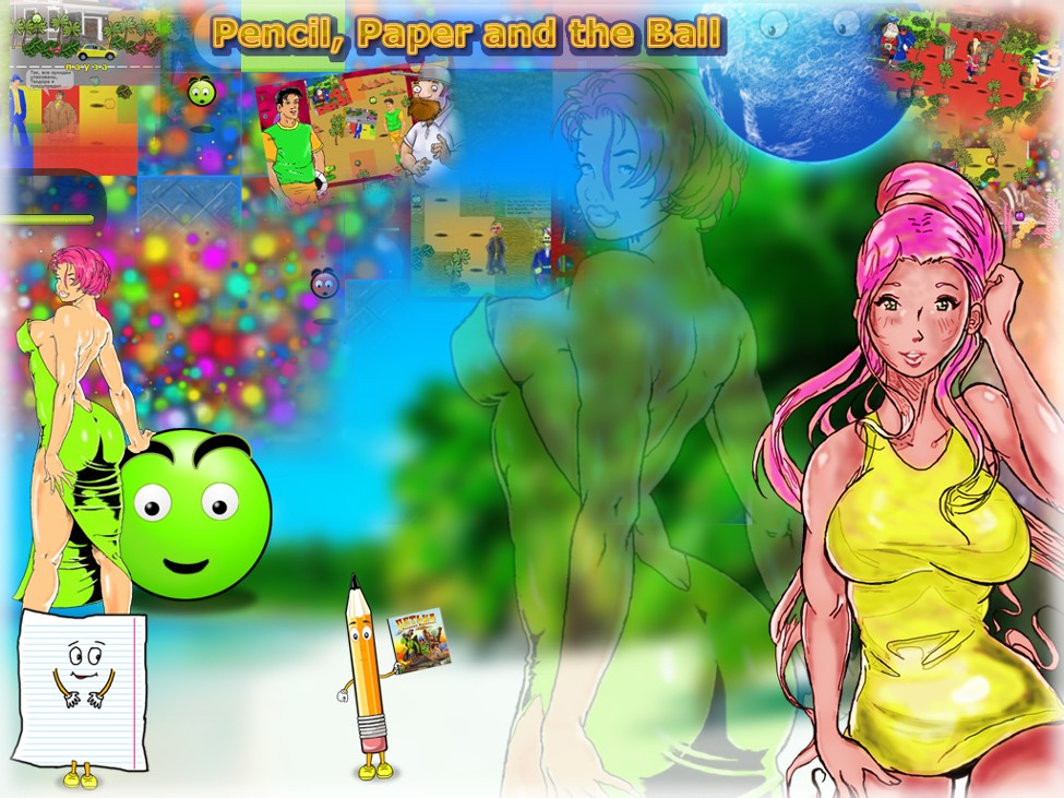 Games like Pencil Paper and the Ball